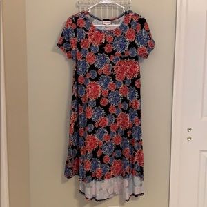 Lularoe Carly. Black, pink and blue